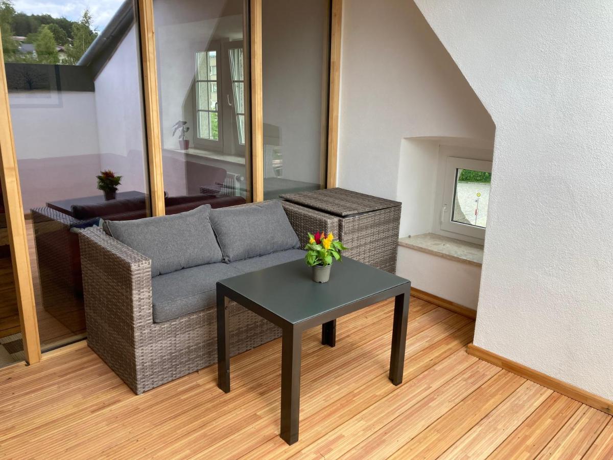 Ferienwohnung Bahnhof Regen mit Wellness Exterior foto